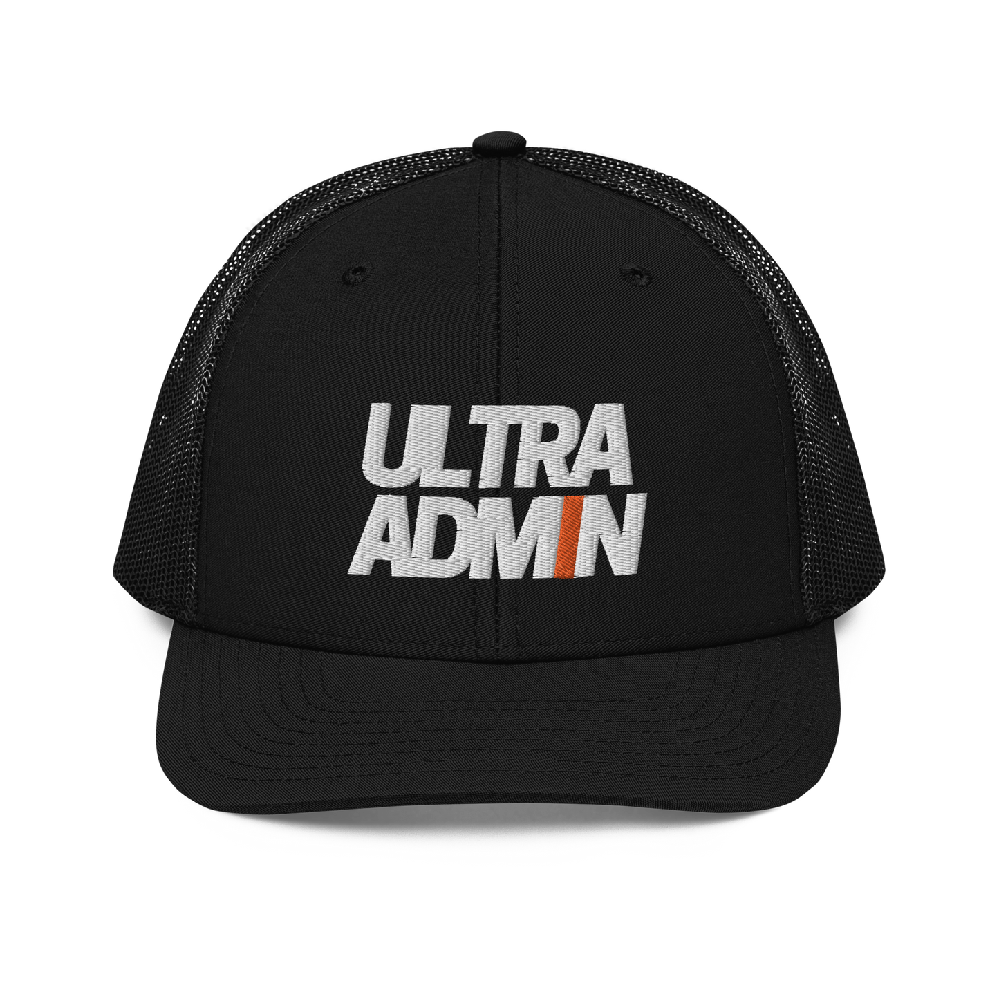 ULTRA ADMIN Mesh Trucker Cap - White Logo