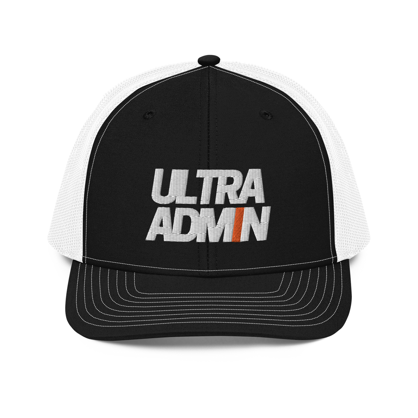 ULTRA ADMIN Mesh Trucker Cap - White Logo