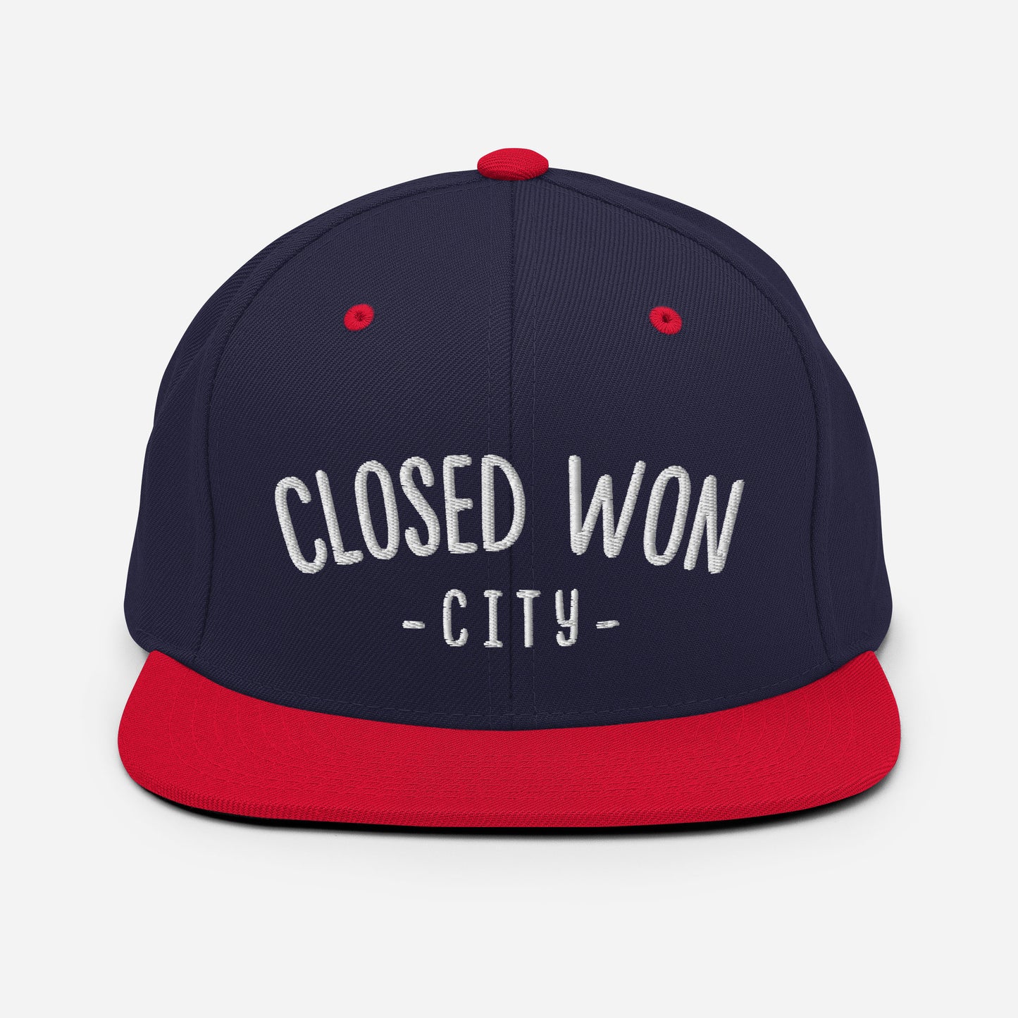 Classic Closed Won City Snapback Hat